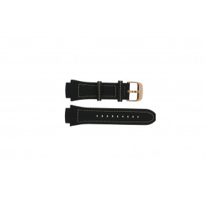 Bracelet de montre Festina F16357/1 / F16357/3 Cuir Noir 21mm